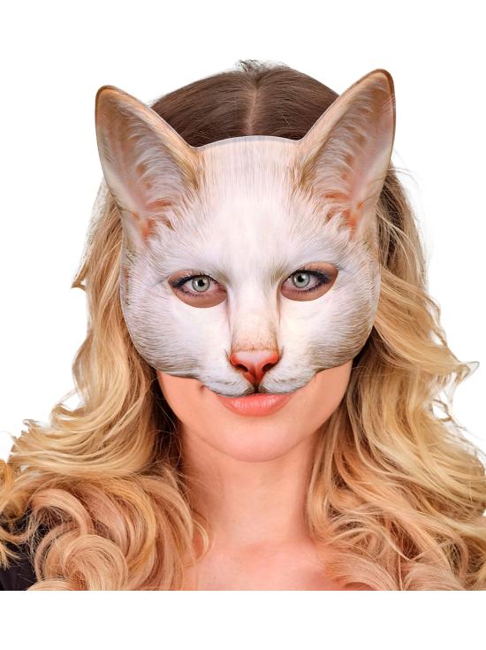 Máscara de gato em tecido