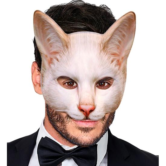 Máscara de gato em tecido