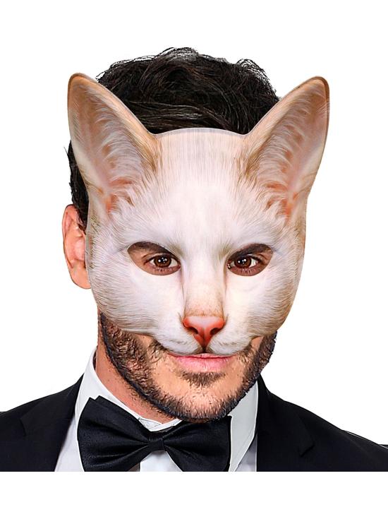 Máscara de gato em tecido