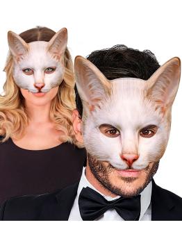 Máscara de gato em tecido