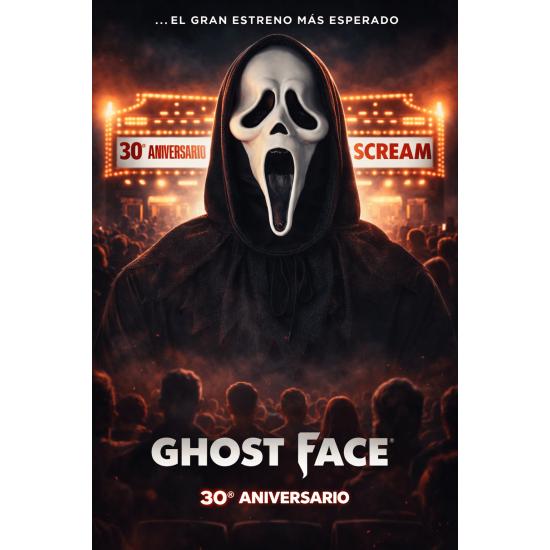 Máscara do Ghost Face® em comemoração ao seu 30º aniversário
