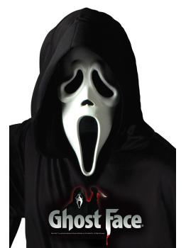 Máscara de Halloween do Ghostface Scream – Máscara de Terror Acessível
