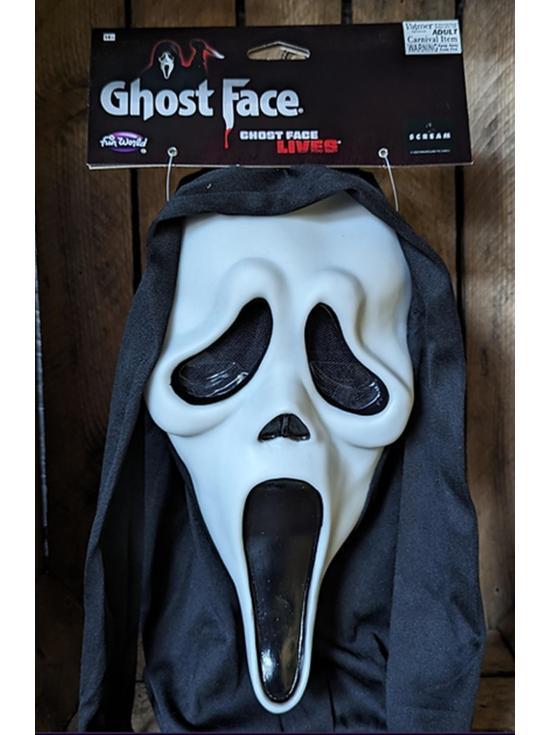 Máscara de Halloween do Ghostface Scream – Máscara de Terror Acessível