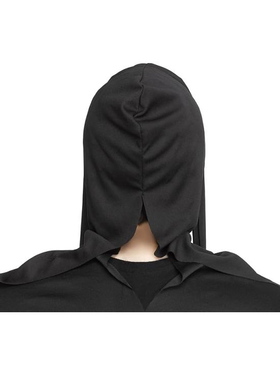 Máscara GhostFace Dourada Cromada com Capa – PVC Rígido Cromado