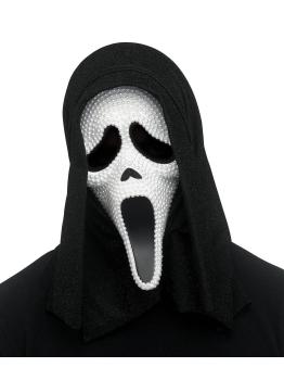 Máscara Ghost Face Pearl – Terror com Elegância e Brilho
