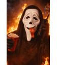 Máscara adulta inspirada no filme de terror Ghost Face