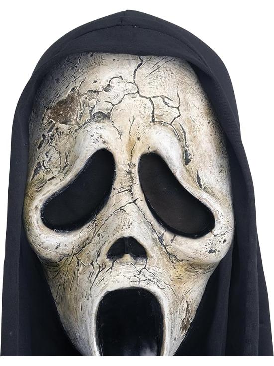 Máscara do Ghostface de Scream 6 – Máscara de Halloween de Terror Assassina