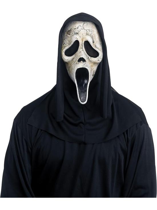 Máscara do Ghostface de Scream 6 – Máscara de Halloween de Terror Assassina
