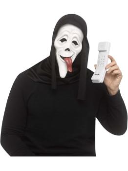 Máscara do Ghost Face "Wassup" com telefone