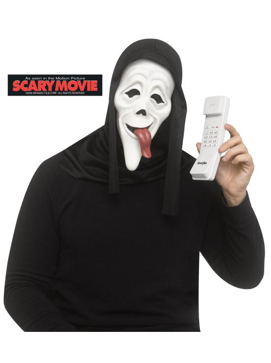 Máscara do Ghost Face "Wassup" com telefone