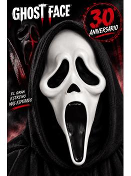 Máscara do Ghostface em comemoração ao seu 30º aniversário