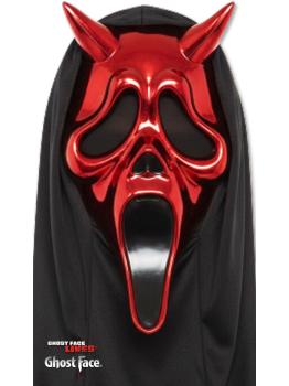 Máscara Fun World Red Chrome Devil Ghostface