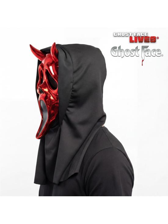 Máscara Fun World Red Chrome Devil Ghostface