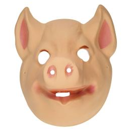 Máscara infantil de porco.