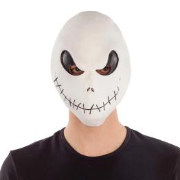 Máscara econômica de látex Jack Skellington