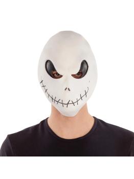Máscara econômica de látex Jack Skellington
