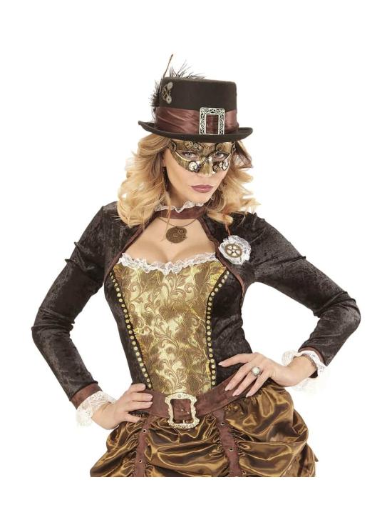 Máscara Steampunk retrô