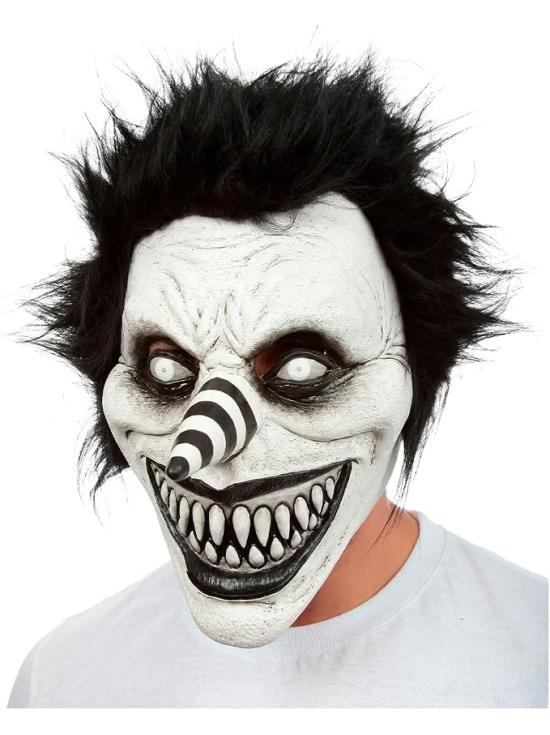 Máscara Creepypasta do Laughing Jack para Adultos | Halloween