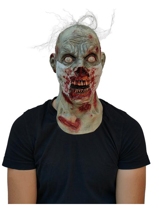 Máscara Paciente Zombie de Látex de la línea Zombies