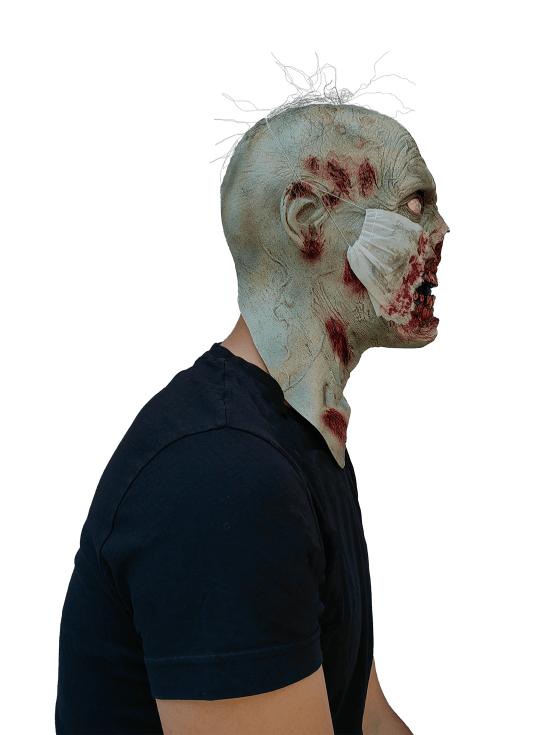 Máscara Paciente Zombie de Látex de la línea Zombies