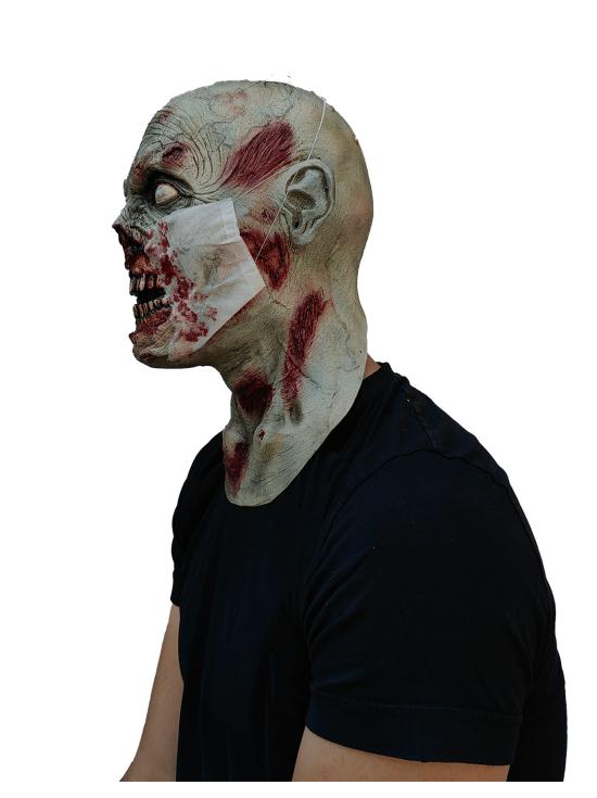 Máscara Paciente Zombie de Látex de la línea Zombies