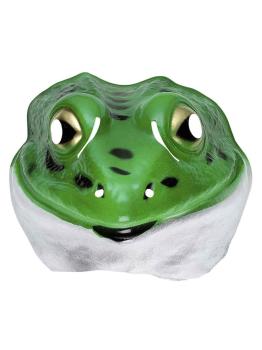 Máscara de fantasia de sapo.