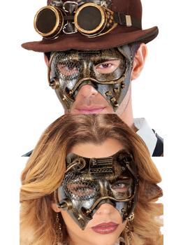 Máscara Steampunk de Cobre