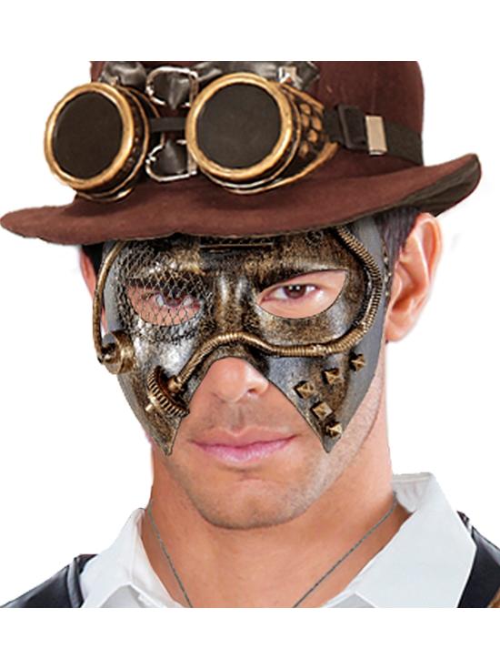 Máscara Steampunk de Cobre