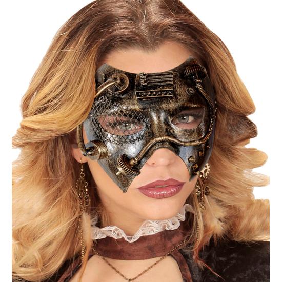 Máscara Steampunk de Cobre