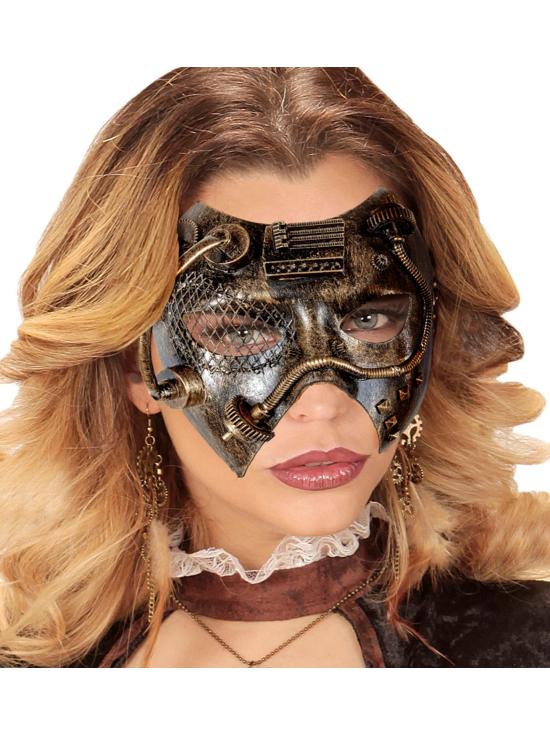 Máscara Steampunk de Cobre