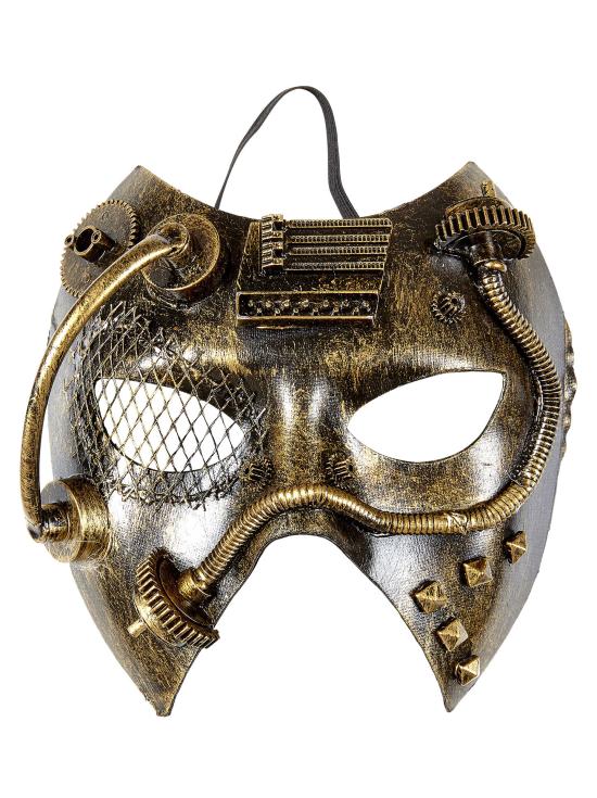 Máscara Steampunk de Cobre