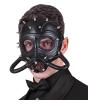 Máscara Steampunk Preta com Espinhos – Fantasia Gótica, Fetichista ou Pós-Apocalíptica