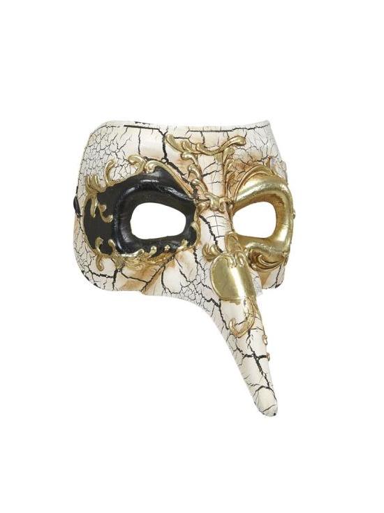 Máscara de nariz veneziana de luxo