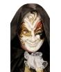 Máscara veneziana de luxo com sorriso