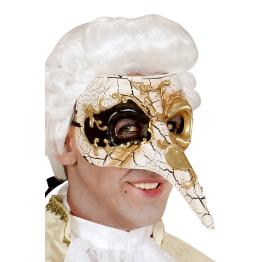 Máscara de nariz veneziana de luxo