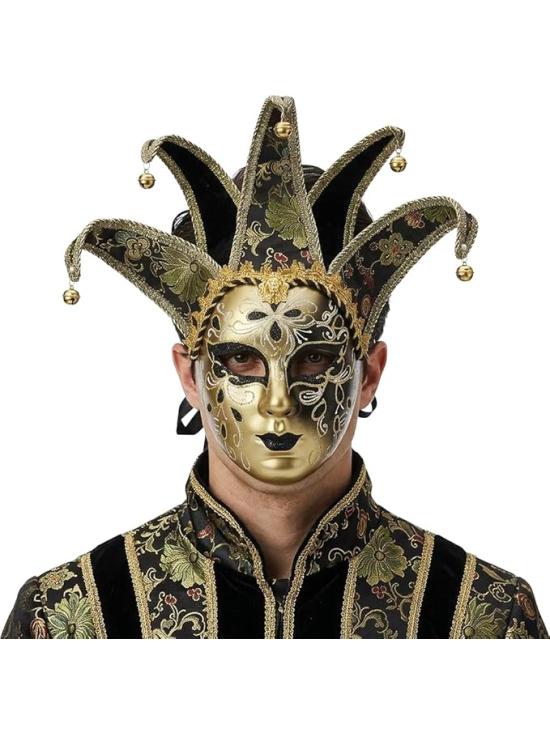 Máscara veneziana para festas de Carnaval e Bailes de Máscaras