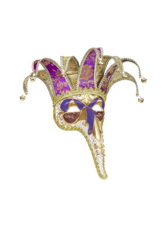 Máscara de nariz veneziana super luxuosa