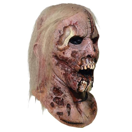 A máscara de zumbi ambulante A máscara de zumbi ambulante