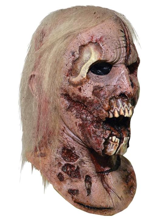 A máscara de zumbi ambulante