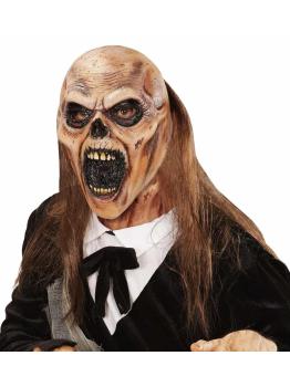 Máscara de Zumbi com Cabelo Terror