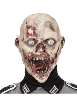Máscara de zumbi faminto adulto