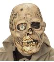 Máscara de zumbi adulto com um olho só
