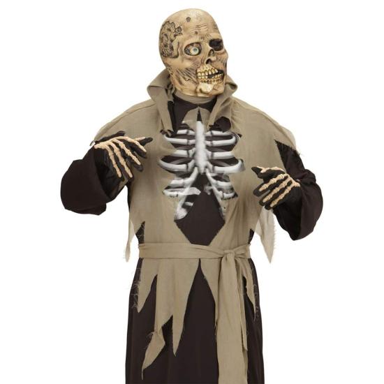 Máscara de zumbi adulto com um olho só