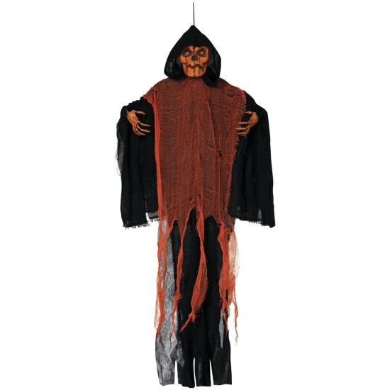 Boneca de Halloween com luz, som e movimento 1,3m