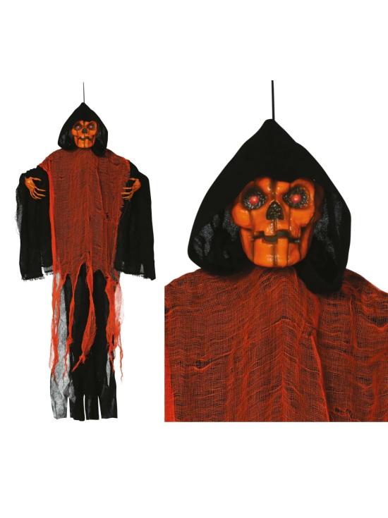 Boneca de Halloween com luz, som e movimento 1,3m