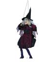 Boneca de bruxa de Halloween no balanço 1m