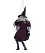 Boneca de bruxa de Halloween no balanço 1m