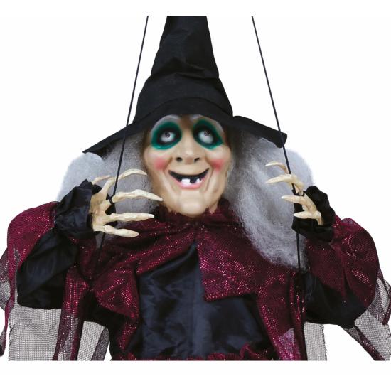 Boneca de bruxa de Halloween no balanço 1m