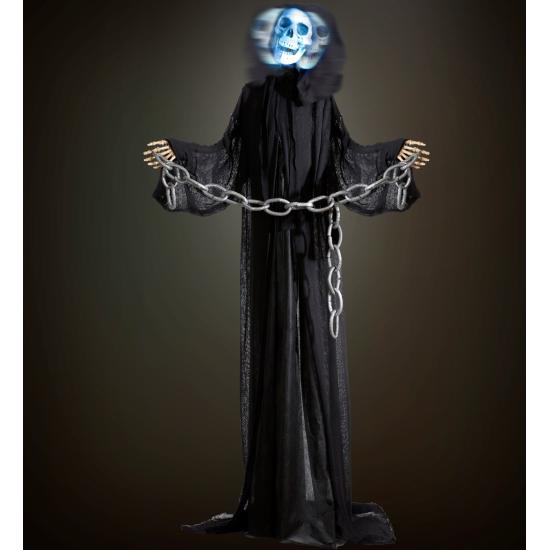 Morte animada com movimento e luz de 162cms