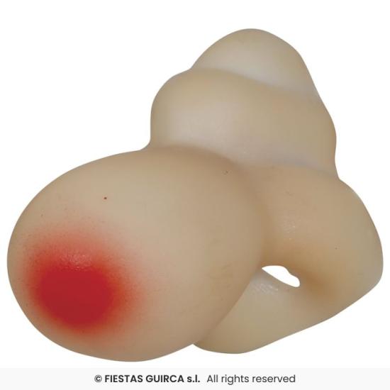 Nariz grotesco de látex